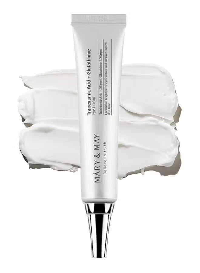 MARY & MAY MARY AND MAY TRANEXAMIC ACID+GLUTATHIONE EYE CREAM 30G - Image 2