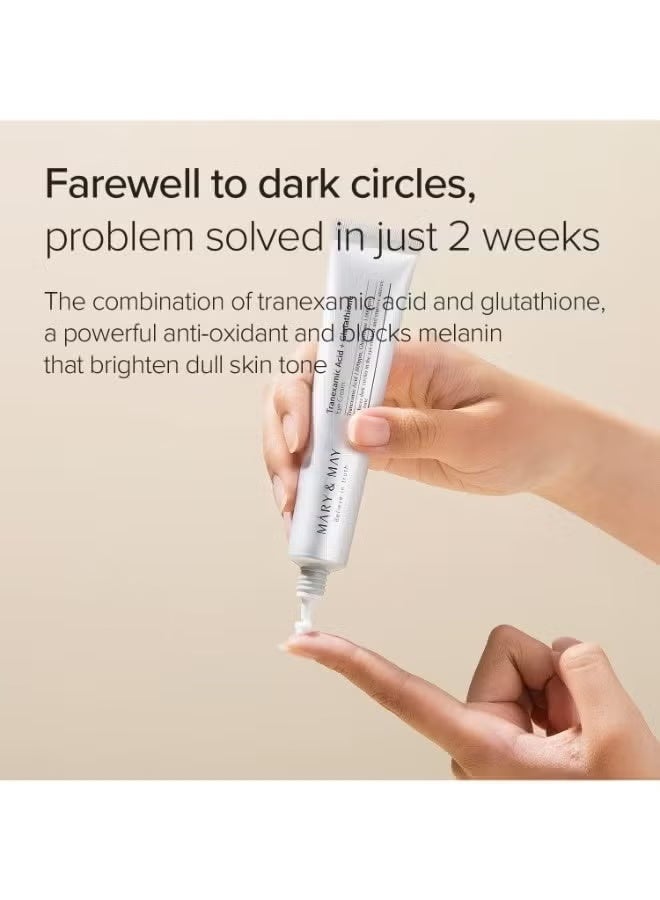 MARY & MAY MARY AND MAY TRANEXAMIC ACID+GLUTATHIONE EYE CREAM 30G - Image 4