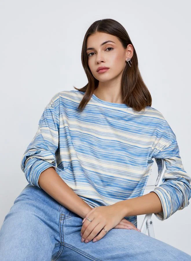 Take Two Take Two Striped Long Sleeve T-Shirt