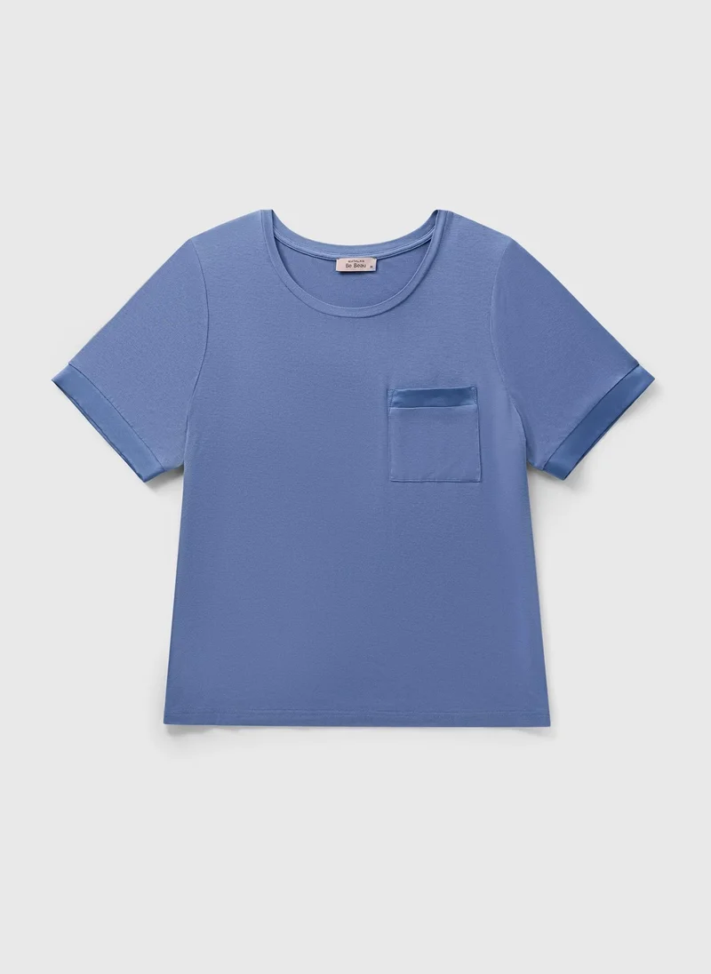 Matalan Blue Slouch Pyjama Top