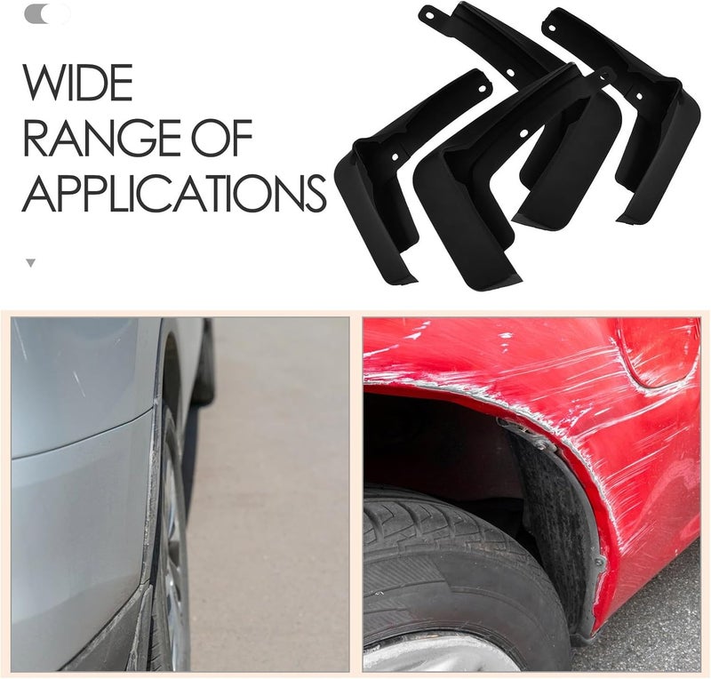 Car Mud Flaps Set 4 Pieces Rubber Mudguard Vehicle Tire Protector Splash Guards for 2021 Golf Edition Automotive Mudguard Accessories - Image 5