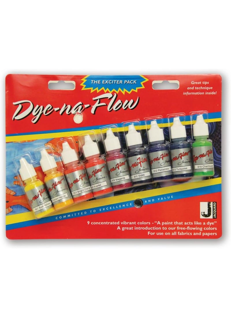 Jacquard Jacquard DyeNaFlow Exciter Pack 9 Colors  - Image 1