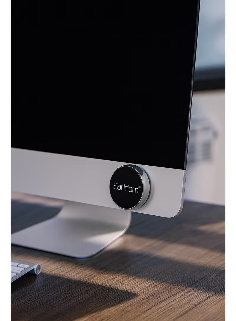 أيرلدوم حامل موبايل للعربية مغناطيسي Earldom ET-EH92 – تثبيت آمن وقوي – لجميع الهواتف – تركيب سهل وسريع - لون فضي - Image 5