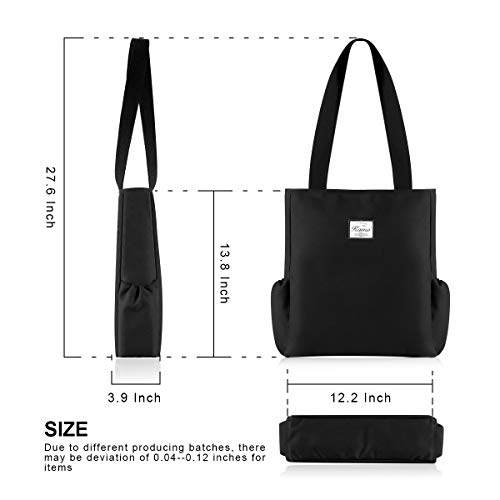 KAMO Floral Tote Bag - Waterproof Lightweight Handbags Travel Shoulder Bag for Hiking Yoga Gym Swimming Travel Beach - Image 3