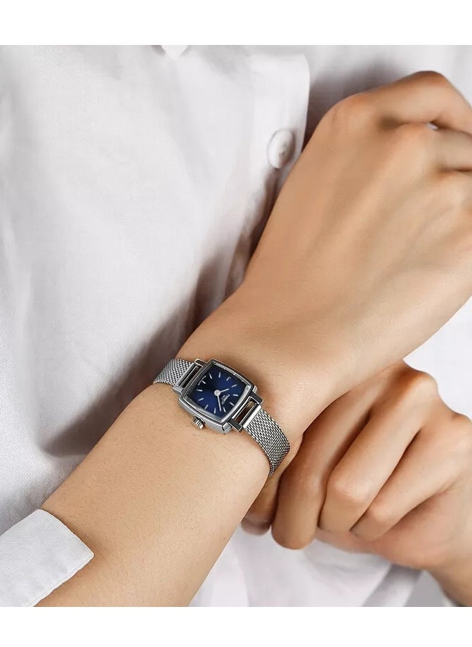 TISSOT - TISSOT  Lovely Square Swiss Quartz Watch for Women 20 x20 mm T058.109.11.041.00 - Image 1