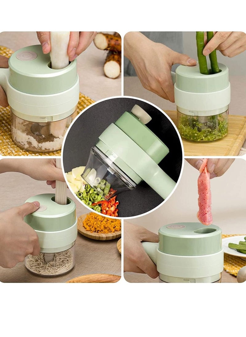 بيوينتي 4 in 1 Handheld Electric Vegetable Cutter Set -  - Image 3