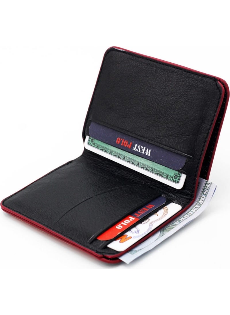 Westpolo Edasse Genuine Leather Unisex Mini Red Wallet Card Holder - pzsku/Z532264456DB774CB5C69Z/45/_/1731522083/934761b2-0212-4000-b86e-d9e8aa2cd899