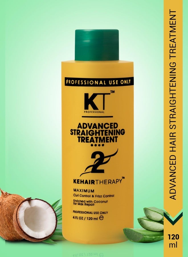 KT Professional Deep Cleansing Advanced Straightening Treatment Advanced Straightening Technology for Maximum Penetration Sulfate Free Paraben Free 120ml. - Image 5