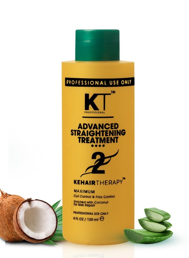 KT Professional Deep Cleansing Advanced Straightening Treatment Advanced Straightening Technology for Maximum Penetration Sulfate Free Paraben Free 120ml. - Image 1