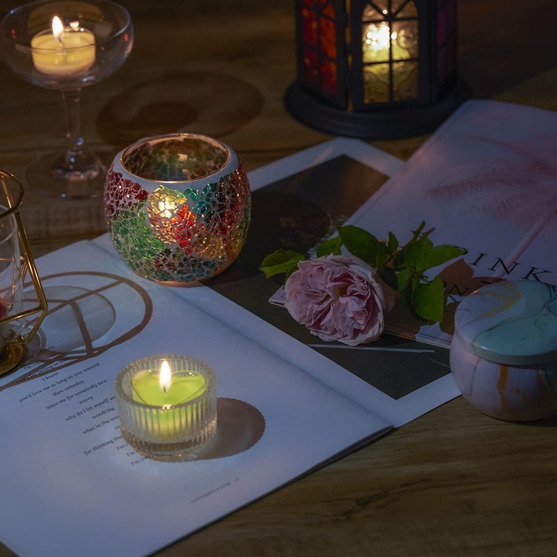 CandMak Tea Light Candle Cups, 50pcs Clear Polycarbonate Plastic Empty TeaLight Mold Tin Container with 50pcs TeaLight Candle Wicks (Circle) - Image 5