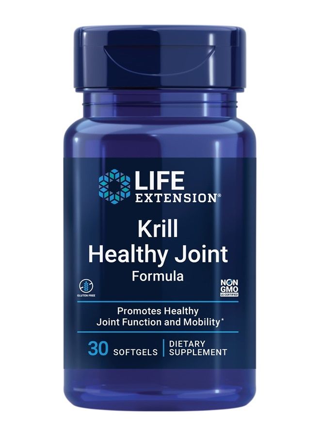 Life Extension Krill Healthy Joint Formula - 30 Softgels - Image 1