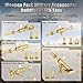 WinGift 200 Pcs Military Weapon Pack Accessories Toys KitsSTEM Military Soldier Style Weapon SetsSwat Team Building Block ToysArmy Equipment Gear SetsChristmas Birthday Gift for BoysTeensAdults - Image 3