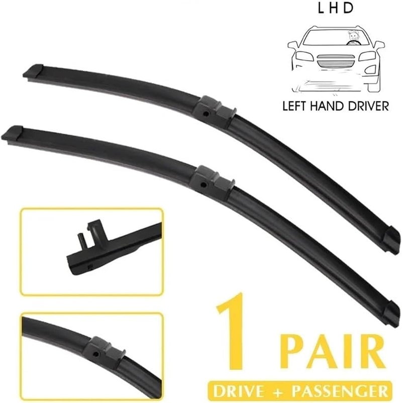 QASULER Car Front Wiper Blades for Ford Freestyle 2005-2006 - Image 5