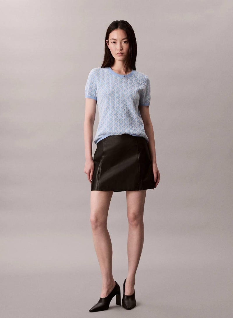 CALVIN KLEIN Knit Cap Sleeve Baby Tee - Image 3