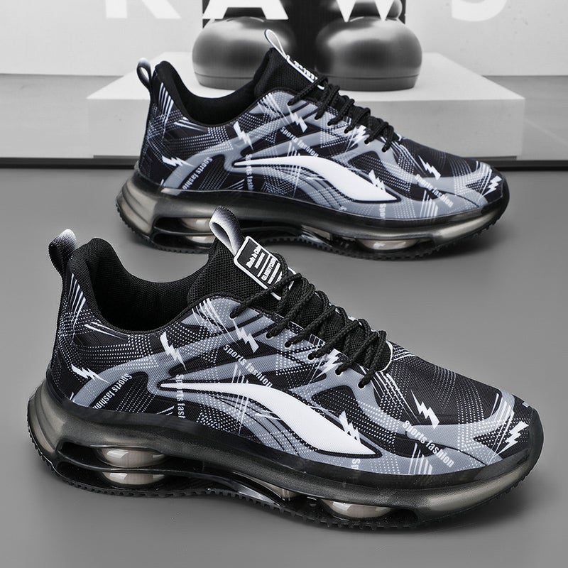 Sports Shoes for Men in Summer, Breathable Mesh Shock-Absorbing Large Size Men''s Shoes, Youth Running Shoes, Student Heightening Casual Running Shoes - Image 5
