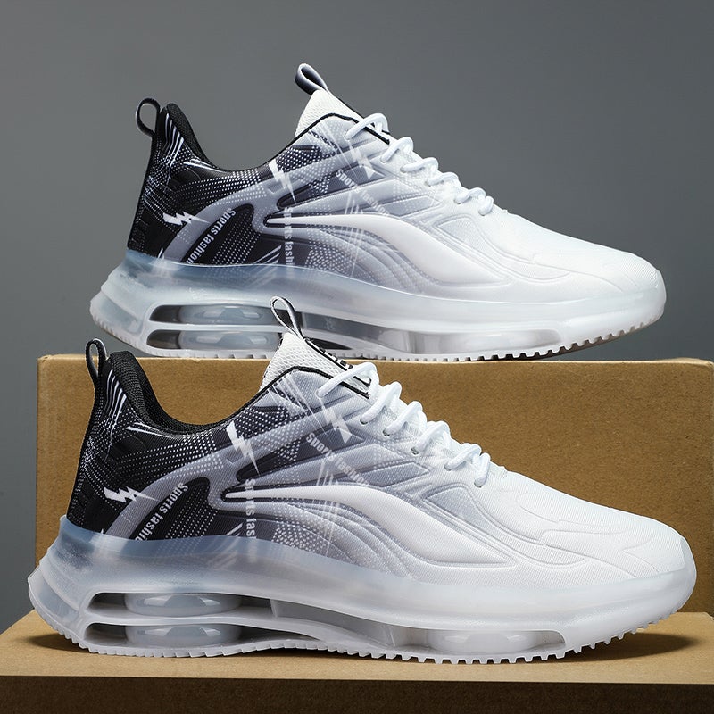 Sports Shoes for Men in Summer, Breathable Mesh Shock-Absorbing Large Size Men''s Shoes, Youth Running Shoes, Student Heightening Casual Running Shoes - Image 3