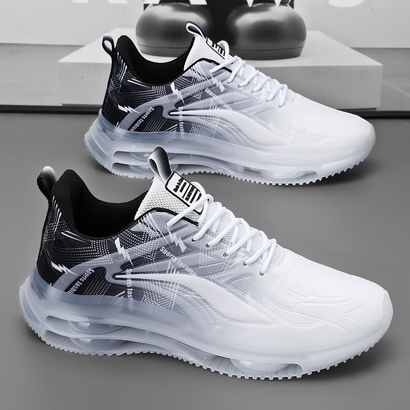 Sports Shoes for Men in Summer, Breathable Mesh Shock-Absorbing Large Size Men''s Shoes, Youth Running Shoes, Student Heightening Casual Running Shoes - Image 2
