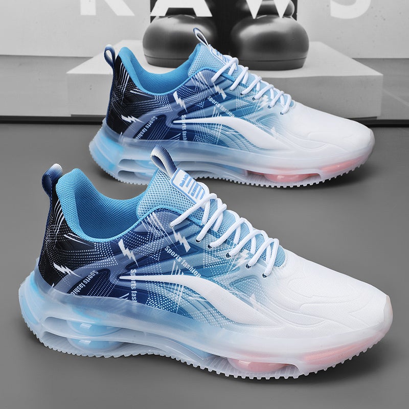 Sports Shoes for Men in Summer, Breathable Mesh Shock-Absorbing Large Size Men''s Shoes, Youth Running Shoes, Student Heightening Casual Running Shoes - Image 4