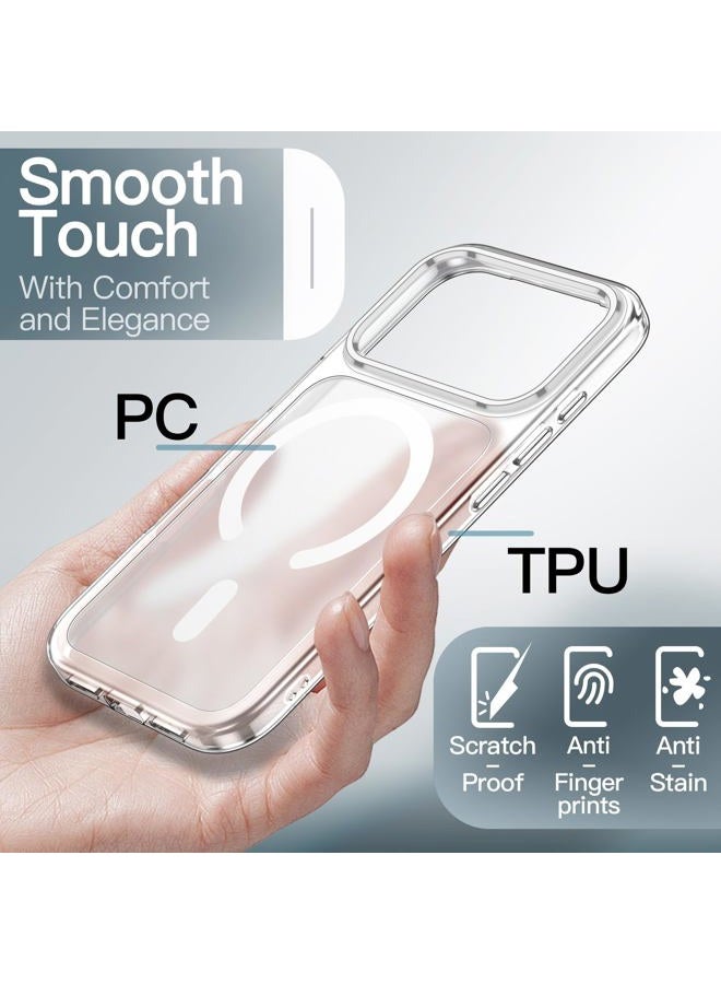 Jetech Magnetic Case for iPhone 17 Pro Max 6.9-Inch Compatible with MagSafe, Translucent Matte Back Slim Minimalist Shockproof Phone Cover (Frosted Clear) - Image 5