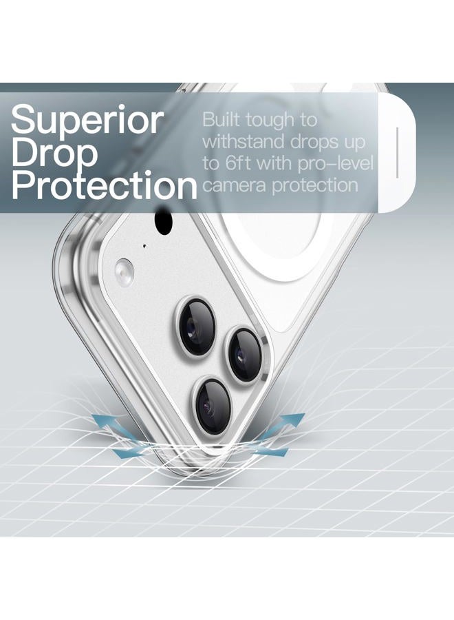 Jetech Magnetic Case for iPhone 17 Pro Max 6.9-Inch Compatible with MagSafe, Translucent Matte Back Slim Minimalist Shockproof Phone Cover (Frosted Clear) - Image 4