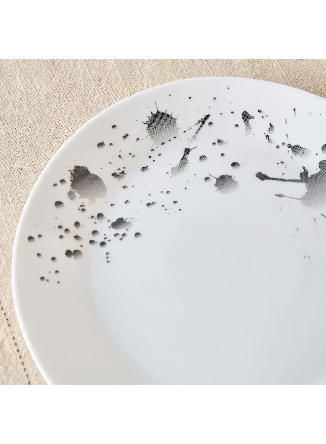 Home Box Splatter Opalware Dinner Plate 27 x 2.1 x 27 cm