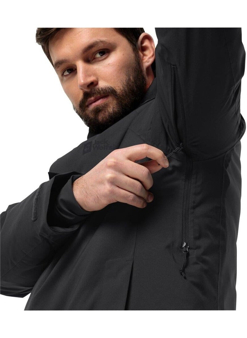 Jack Wolfskin Troposphere Ins Jkt M Black Men's Jacket 1115321-6000  - Image 3