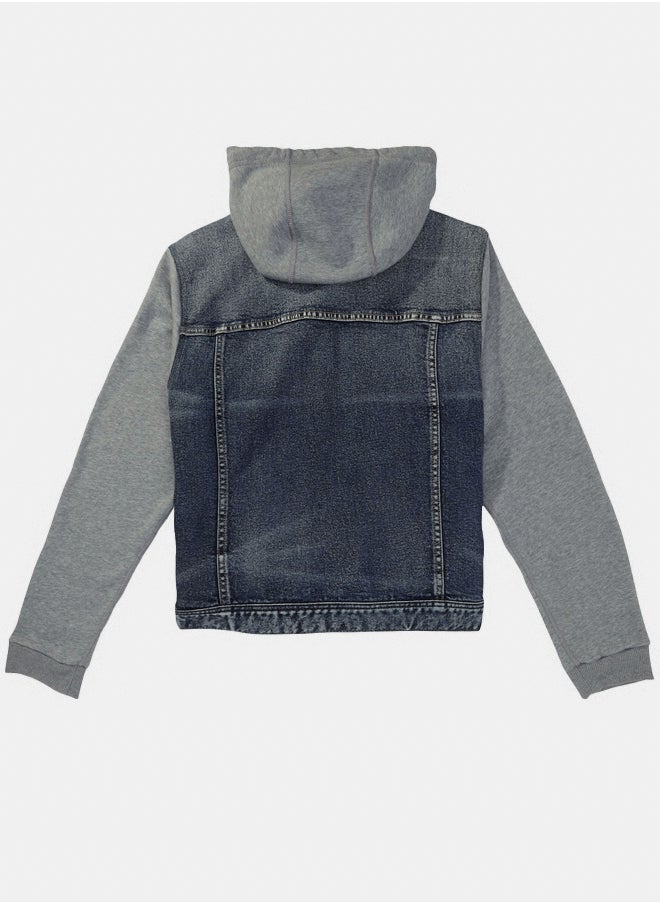 American Eagle AE Classic Denim Mixed Media Jacket  - Image 3