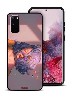 Samsung Galaxy S20 5G Protective Case Cover Girl And Space Art