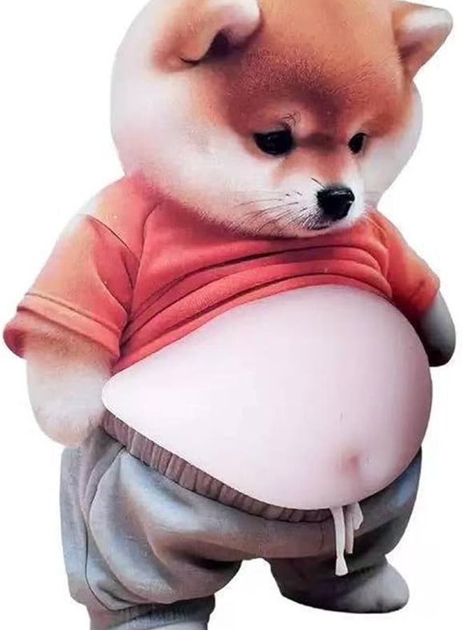 Shiba Inu Silicone Sticker Protector Decorative Cartoon Squeeze Toy Auto Adhesive - Image 1