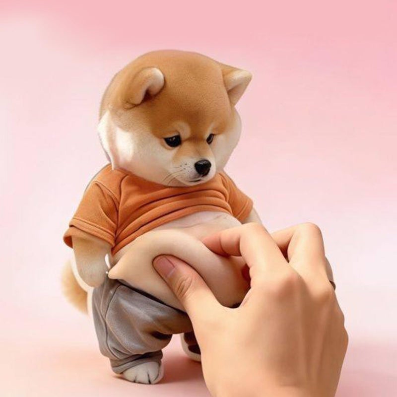 Shiba Inu Silicone Sticker Protector Decorative Cartoon Squeeze Toy Auto Adhesive - Image 3