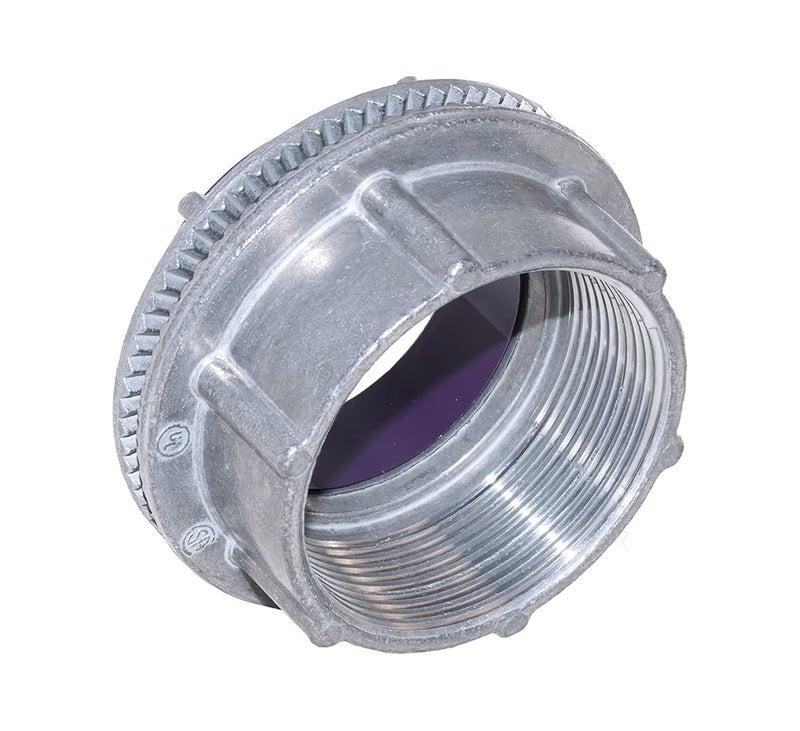 Sigma Electric Sigma Engineered Solutions Proconnex 02-54074 Rigid Watertight Hub 1-1/2-Inch Conduit Fitting, 1-Pack, Gray - Image 2