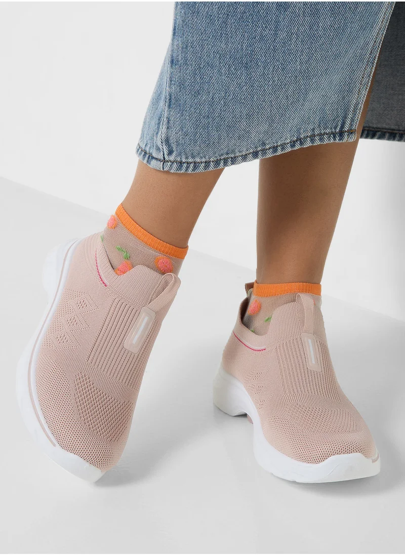 Ginger Sporty Knit Slip On Comfort Shoes