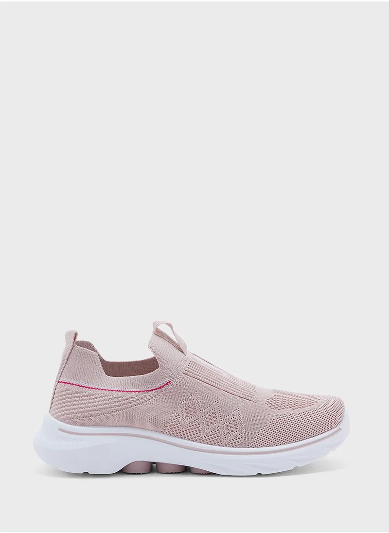 جينجر Sporty Knit Slip On Comfort Shoes