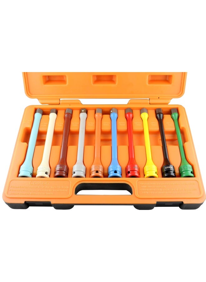 LICOTA مجموعة قضبان تمديد عزم الدوران 10 قطع 12 بوصة Aeb Tk03 - Image 2