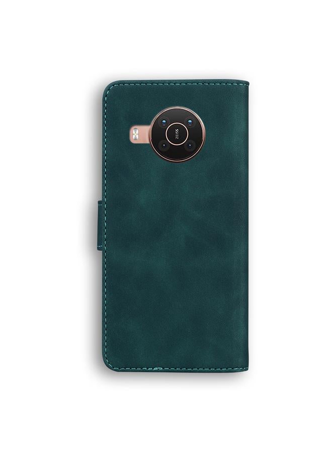 S-TOP Case For Nokia X10 / X20 Skin Feel Pure Color Flip Leather Phone Case - Image 3