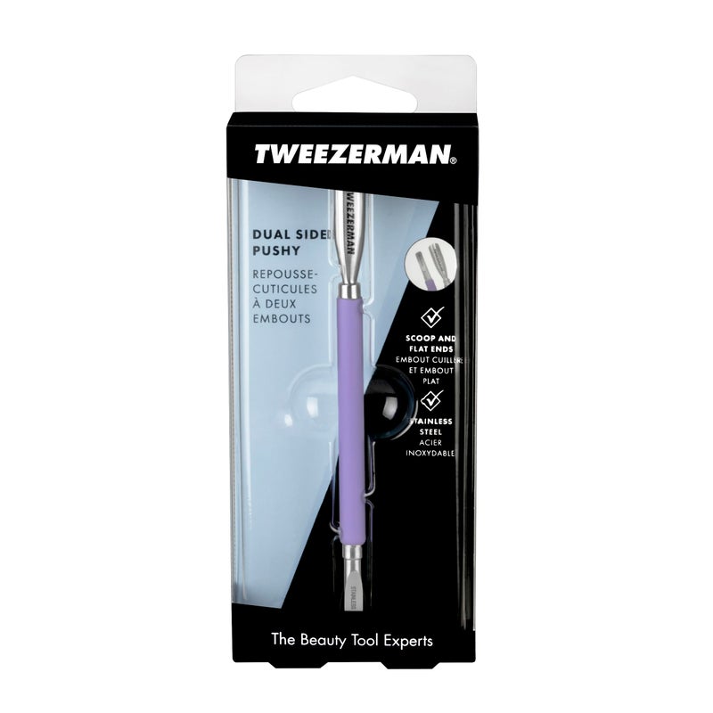 Tweezerman Dual Sided Pushy, Purple - Image 3