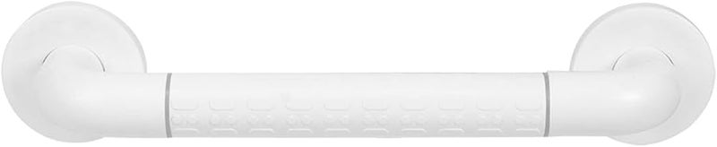 White Stainless Steel Bath Grab Bar Hand Rail 15 7in Safety Shower Handle - Image 5