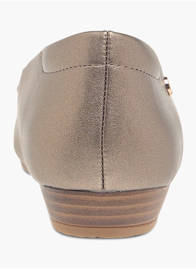 Le Confort Women Solid Slip-On Ballerina Shoes  - Image 5