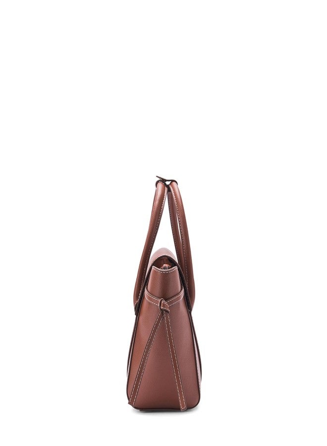 Lino Perros Ella Iris Tan Satchel - Image 3