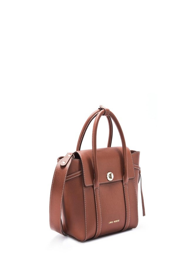Lino Perros Ella Iris Tan Satchel - Image 2