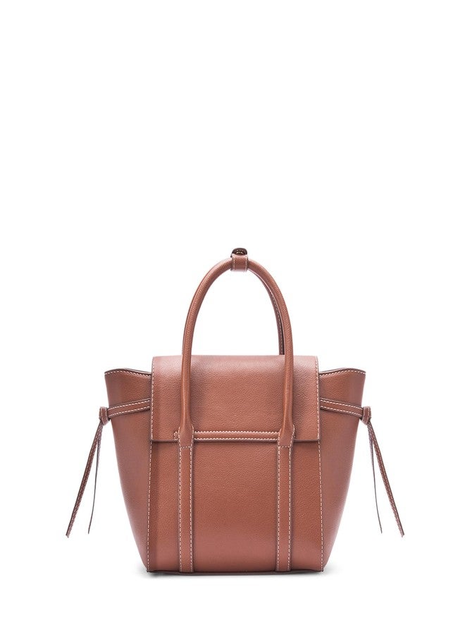 Lino Perros Ella Iris Tan Satchel - Image 4