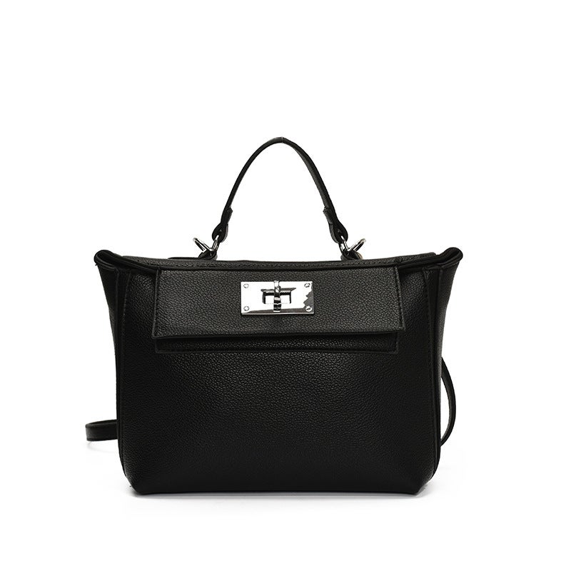 Trendy Luxury Handbag With Niche Design, New Simple Solid Color Single-Shoulder Kelly Bag, High-End Crossbody Bag - Image 1