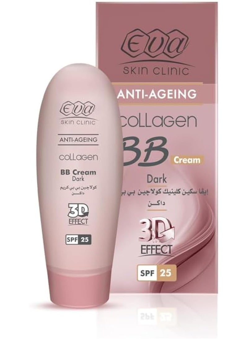 Eva - Eva Skin Clinic Collagen BB Cream Dark 50 ml ( SPF 25 ) - Image 1