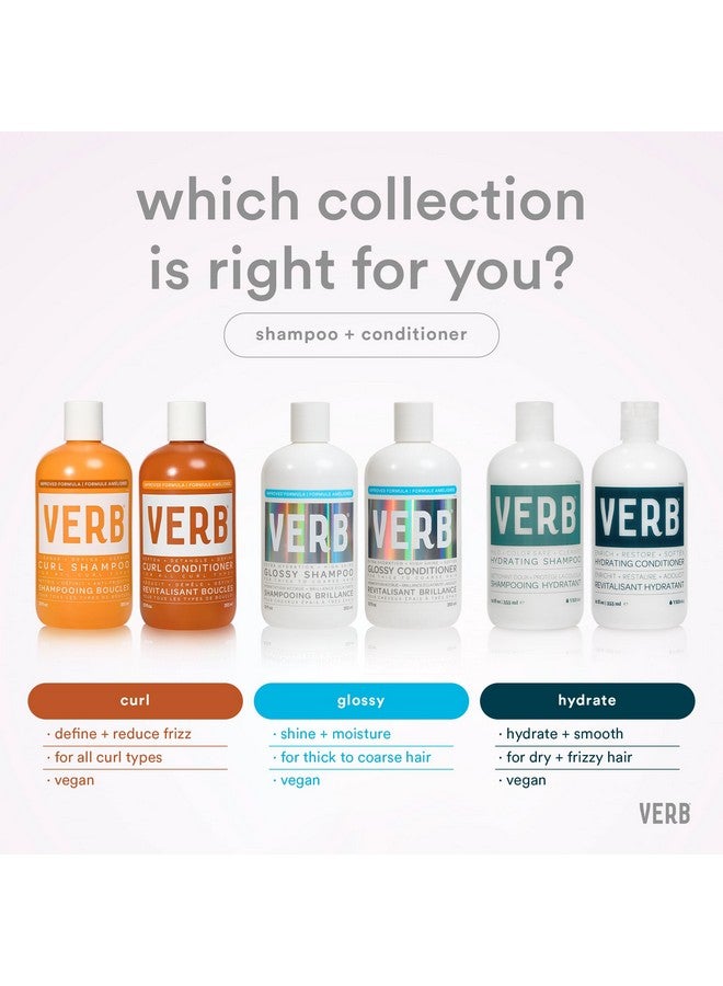 VERB Curl Shampoo - Mild, Cleanse and Smooth - Vegan Curl Defining Shampoo for Frizzy Hair- Intensive Hydration Curly Hair Shampoo, 12 fl oz - Image 5