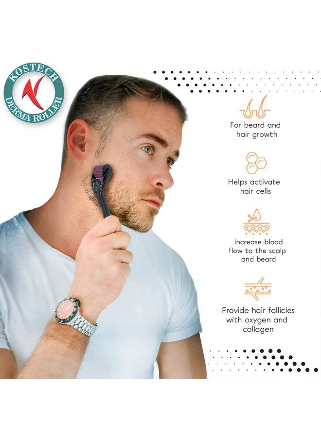 Kostech رولر ديرما (Kdr) بإبر من سبائك التيتانيوم 2.5 مم 540 إبرة عبوة من 3 رولرات ديرما - Image 5