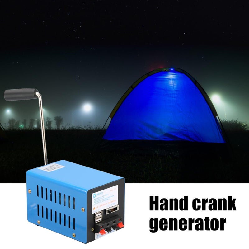 Hand Crank Generator 20W Manual Phone Charger 2000rpm Power Station For Household Outdoor Emergency - Image 4