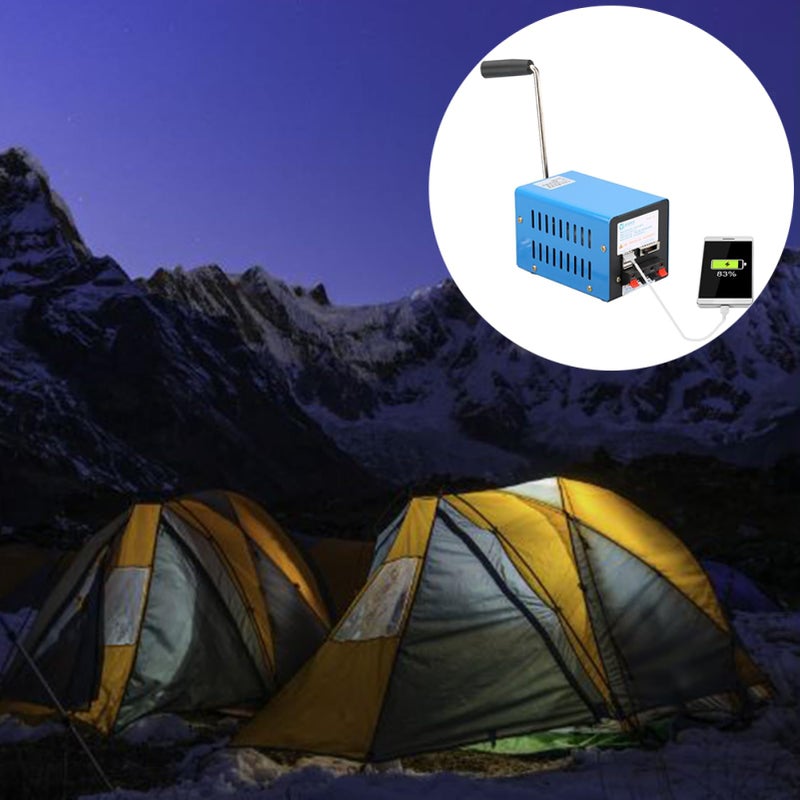 Hand Crank Generator 20W Manual Phone Charger 2000rpm Power Station For Household Outdoor Emergency - Image 5