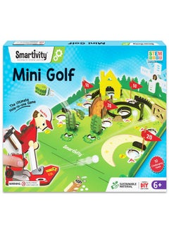 Smartivity Smartivity Mini Golf Tabletop Game for Kids 6-12 Years Old | Birthday Gifts for Boys & Girls | DIY Science Toy for Kids 6,7,8,9,10,11,12,13,12 Years I STEM Wooden Construction Toy for Boys & Girls  - Image 1