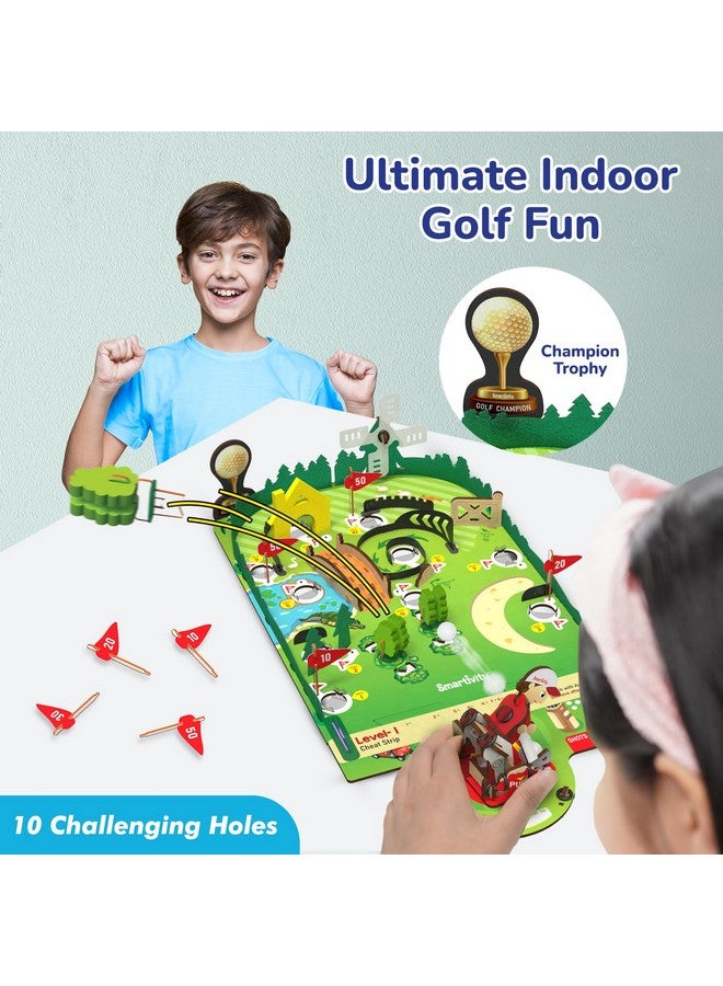 سمارتيفيتي لعبة Smartivity Mini Golf على الطاولة للأطفال من سن 6 إلى 12 عامًا | هدايا عيد الميلاد للأولاد والبنات | لعبة علمية DIY للأطفال من سن 6 و7 و8 و9 و10 و11 و12 و13 و12 عامًا لعبة بناء خشبية I STEM للأولاد والبنات - Image 3