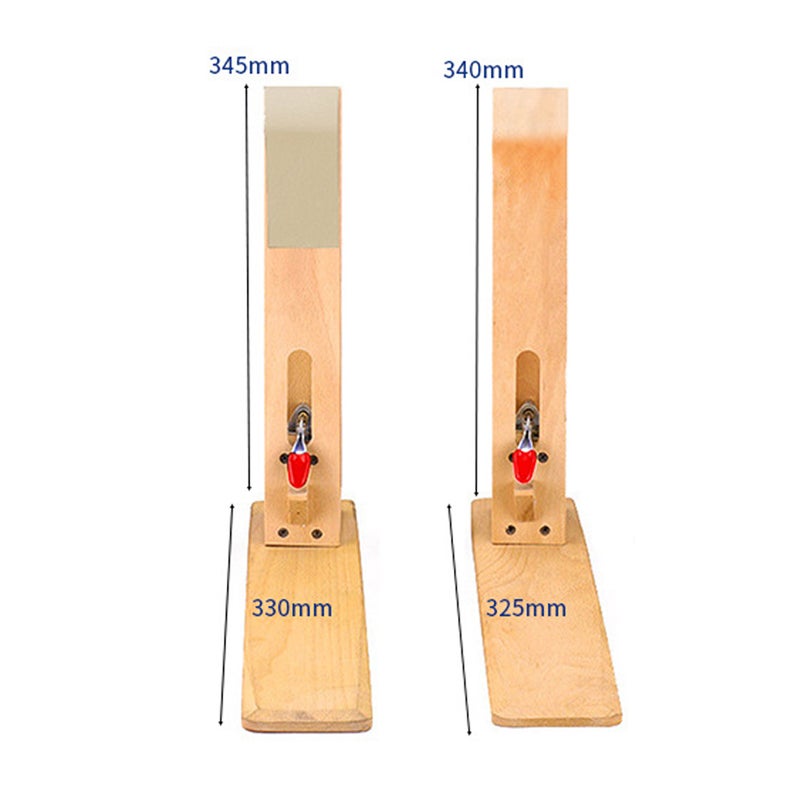 Leather Hand Stitching Fixture Wooden Leather Fix Clamp Leather Sewing Tool DIY Leathercraft Wood Clamp - Image 3